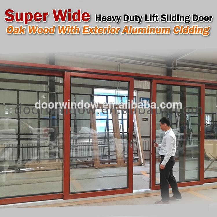 DOORWIN 2021European Standards Super Wide Heavy Duty 4 panel sliding patio doors 3-track door by Doorwin on Alibaba
