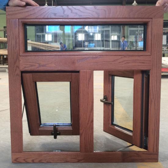 DOORWIN 2021European Style Solid Oak/Teak/Pine Aluminum Awning Window Low-E Double Glazing Glass for Better Heat-Insulation - China Aluminum Window, Wood Aluminum WindowDOORWIN 2021