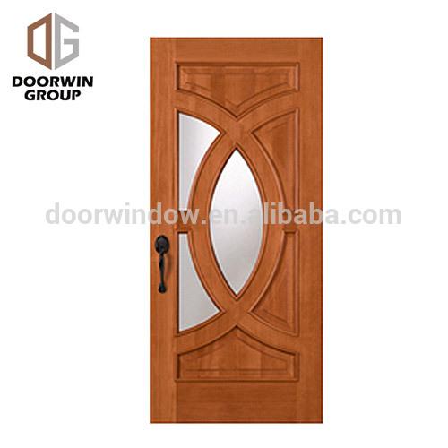 DOORWIN 2021Expensive antique wooden double door designs red oak glass swing doorby DoorwinDOORWIN 2021