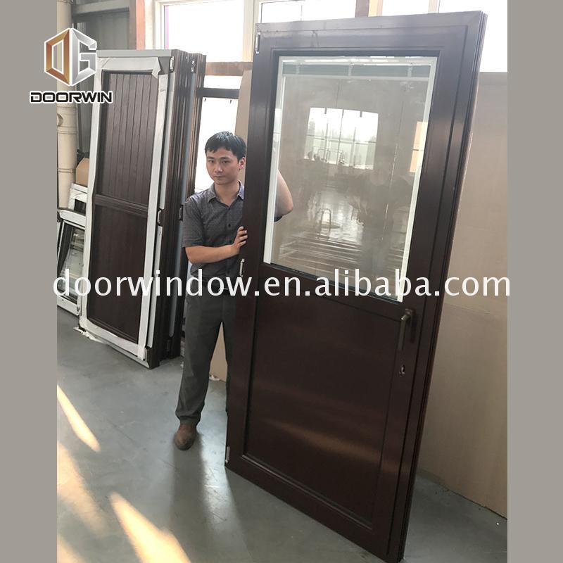 DOORWIN 2021Factory Direct High Quality apartment entry doors aluminium wood door frontDOORWIN 2021