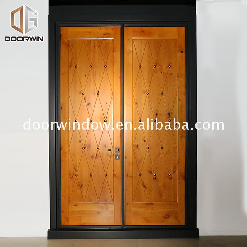 DOORWIN 2021Factory Direct High Quality front door and security external solid hardwood doors oakDOORWIN 2021