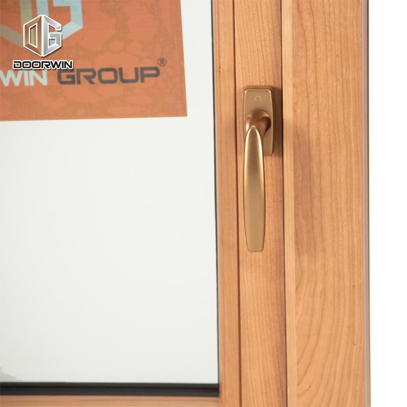 DOORWIN 2021Factory Direct High Quality windows without grills tempered glass casement outward opening aluminium windowDOORWIN 2021