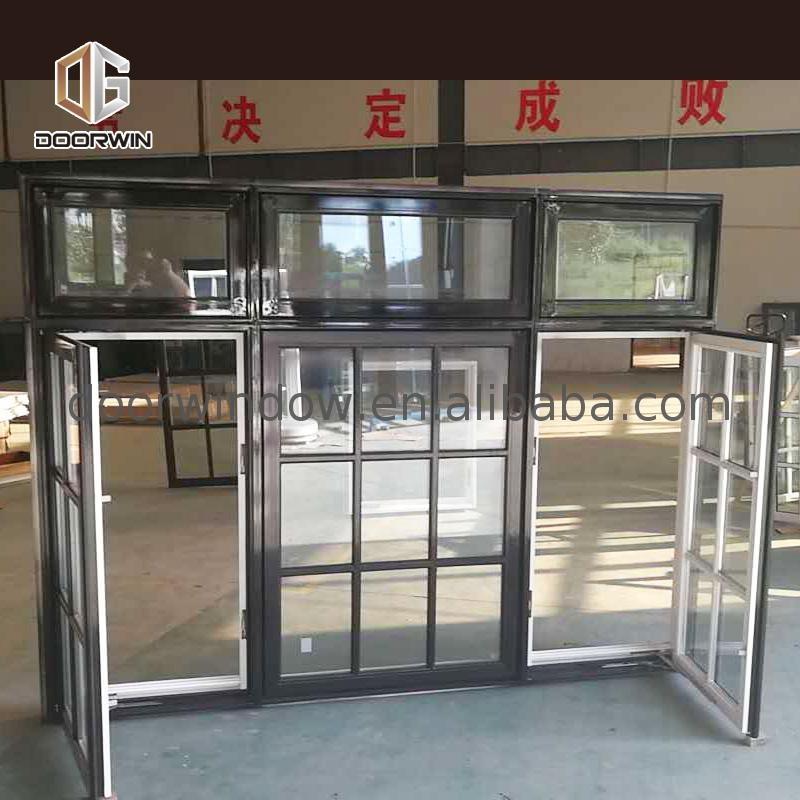 DOORWIN 2021Factory Direct Sales wood color casement windows clad aluminum window by Doorwin on Alibaba