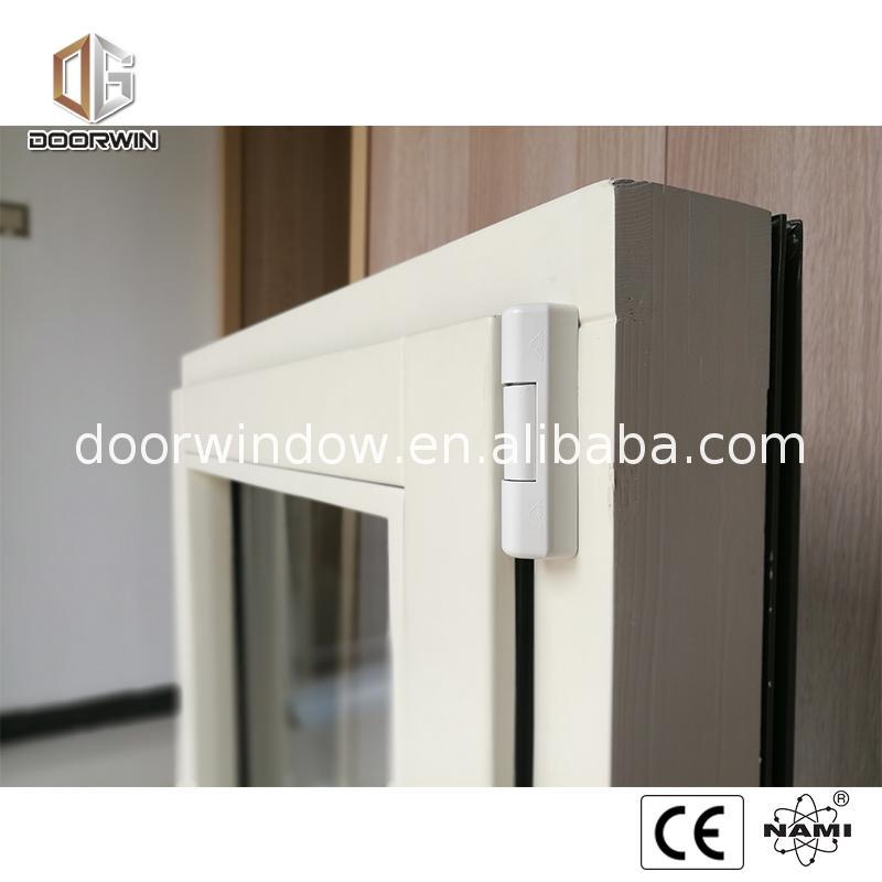 DOORWIN 2021Factory Directly Sell tilt and turn wood windows price tempered glass