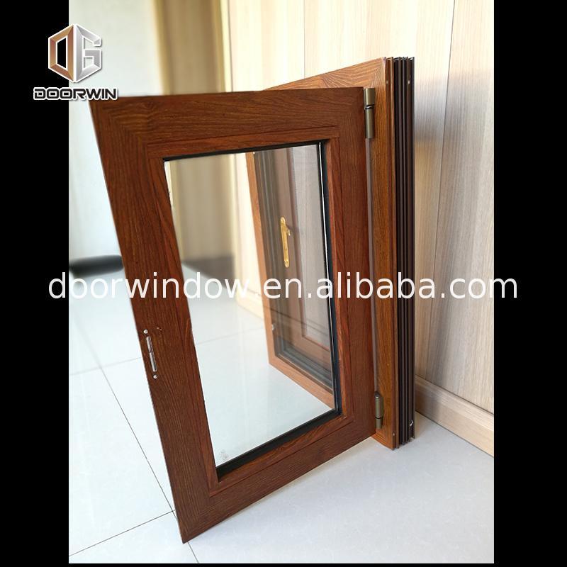 DOORWIN 2021Factory Directly Supply aluminium extrusion profile windows double galzed window weatherproof swing