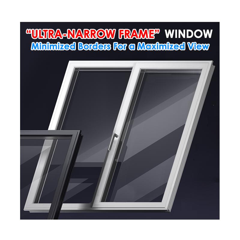DOORWIN 2021Factory Directly Supply general aluminum windows french window floor to ceiling