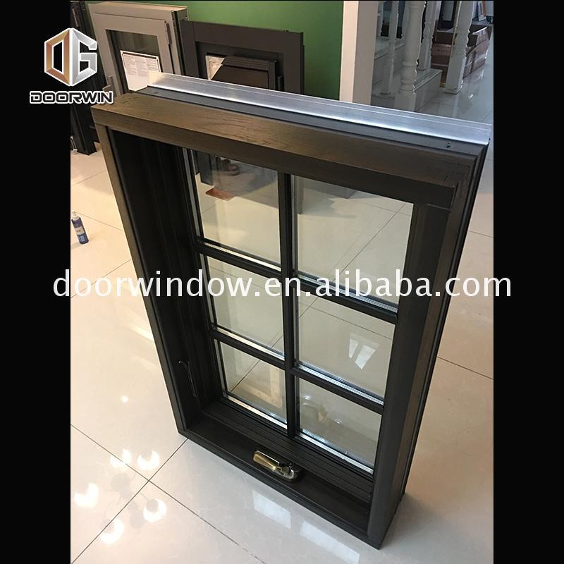 DOORWIN 2021Factory Hot Sales aluminum coated wooden window clad wood windows