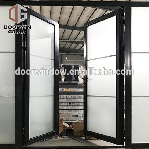 DOORWIN 2021Factory Manufactured Thermal Break doors aluminum Front Entry French Door by Doorwin