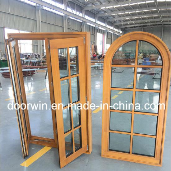 DOORWIN 2021Factory Sale Price Finished Grille Arched Top Casement Window Made of Solid Pine Wood - China Grille Window, Pine Wood Window