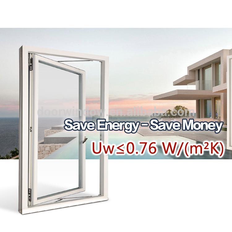 DOORWIN 2021Factory direct aluminum outward open awning window windows and fixed in powder coating aluminium top hungDOORWIN 2021