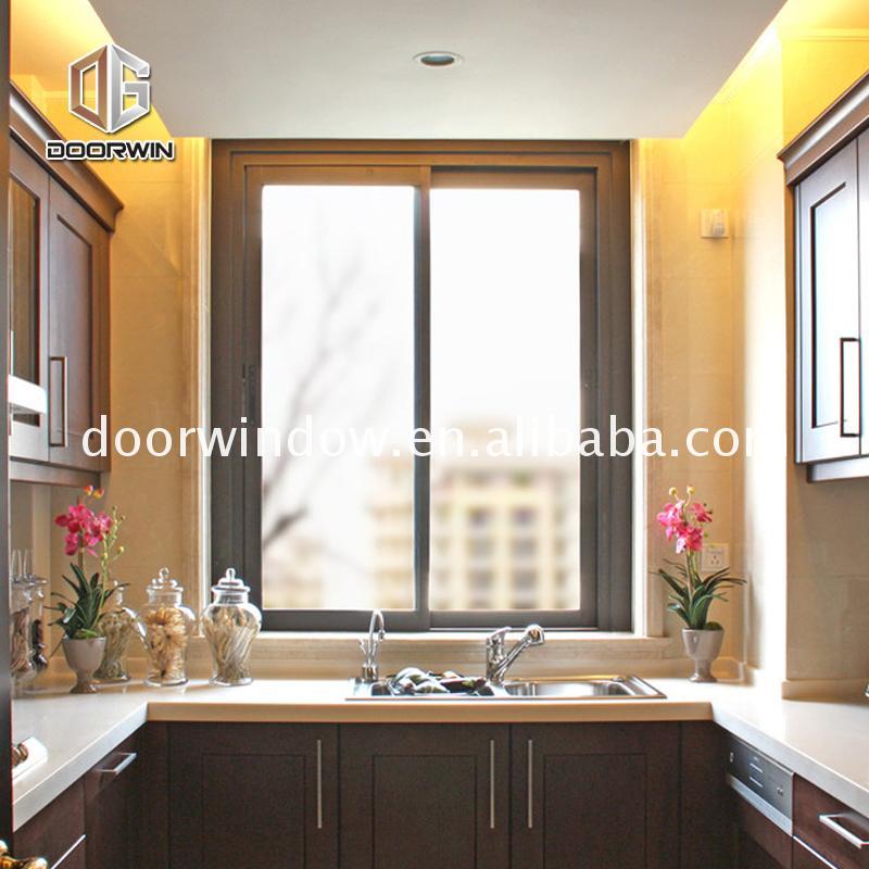 DOORWIN 2021Factory direct price grey aluminium windows cost frosted kitchen