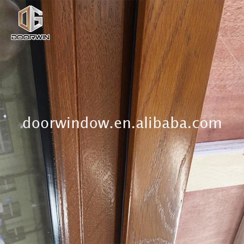 DOORWIN 2021Factory direct selling low u value windows installing a timber window house aluminium