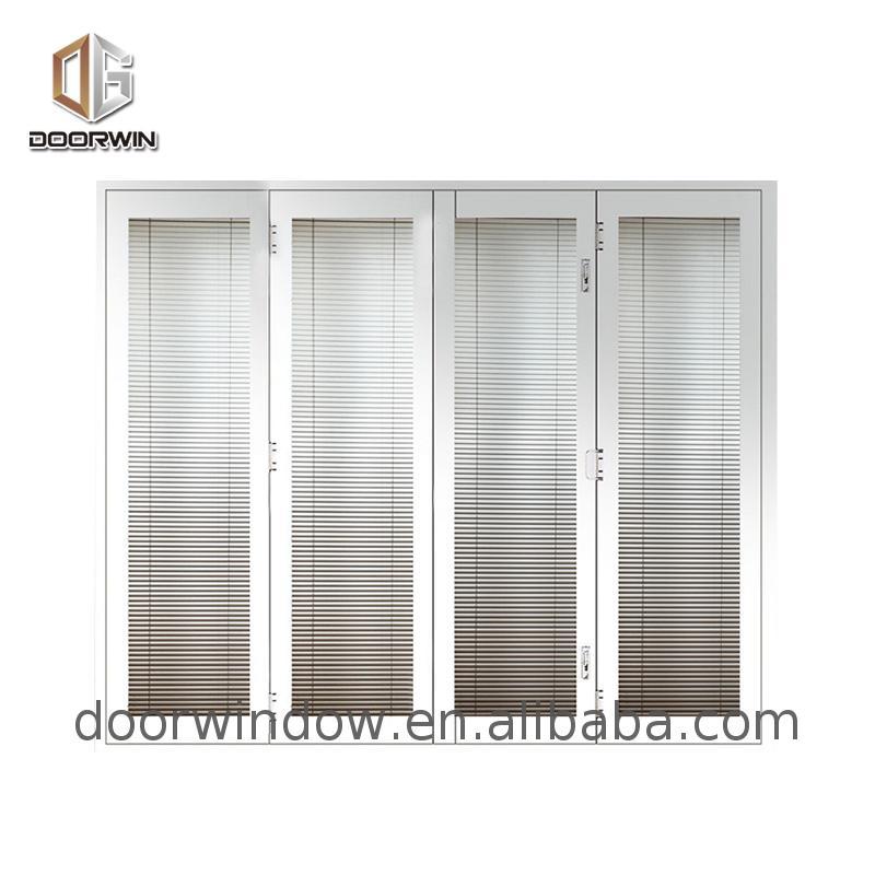 DOORWIN 2021Factory direct selling sound reducing bifold doors smooth smart