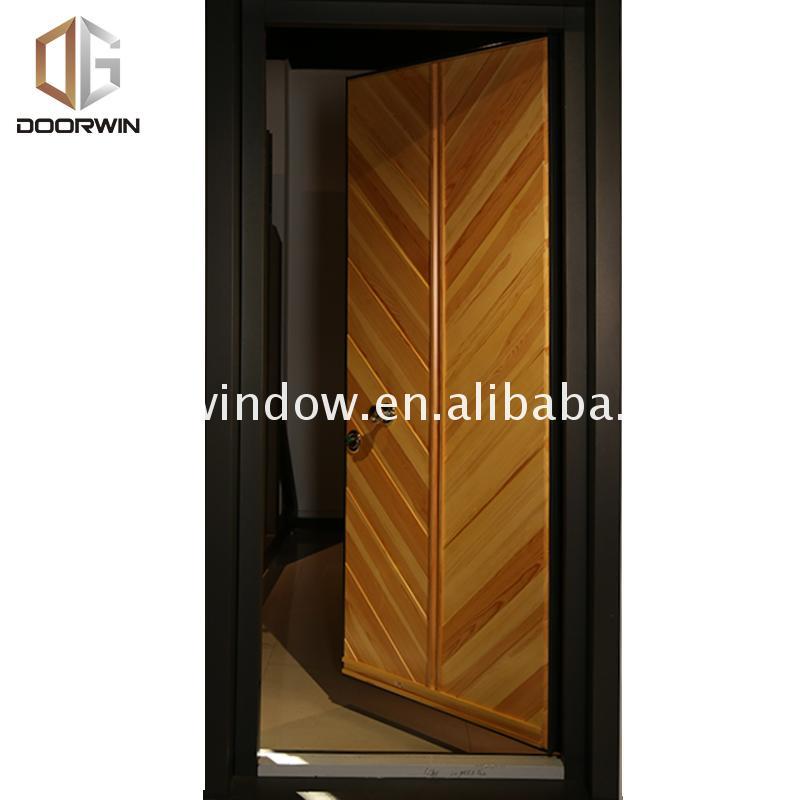 DOORWIN 2021Factory direct selling standard wood door sizes soundproof french doors solid frame