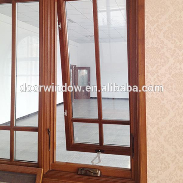 DOORWIN 2021Factory direct selling windows that open out window wood awning with handle