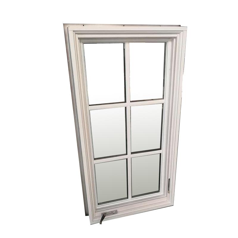 DOORWIN 2021Factory direct selling windows wood vs pvc window treatments white for framed