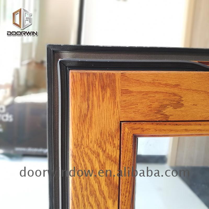 DOORWIN 2021Factory direct supply aluminium wood composite windows timber clad