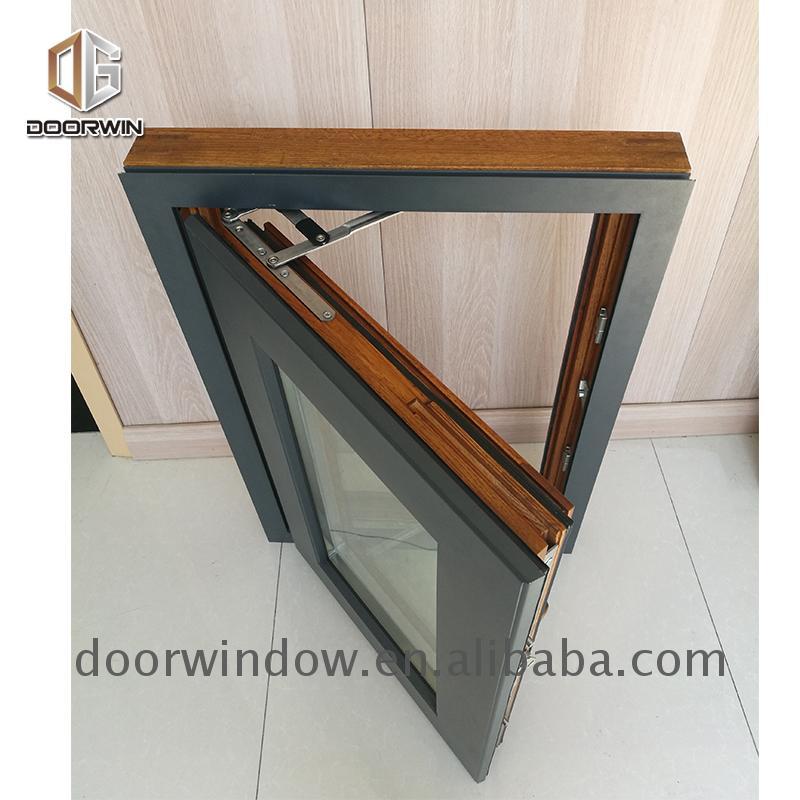 DOORWIN 2021Factory direct supply aluminium wood composite windows timber clad