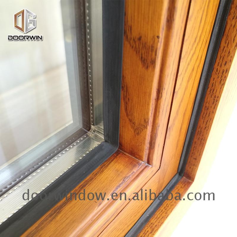 DOORWIN 2021Factory direct supply aluminium wood composite windows timber clad