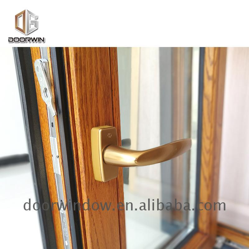 DOORWIN 2021Factory direct supply aluminium wood composite windows timber clad