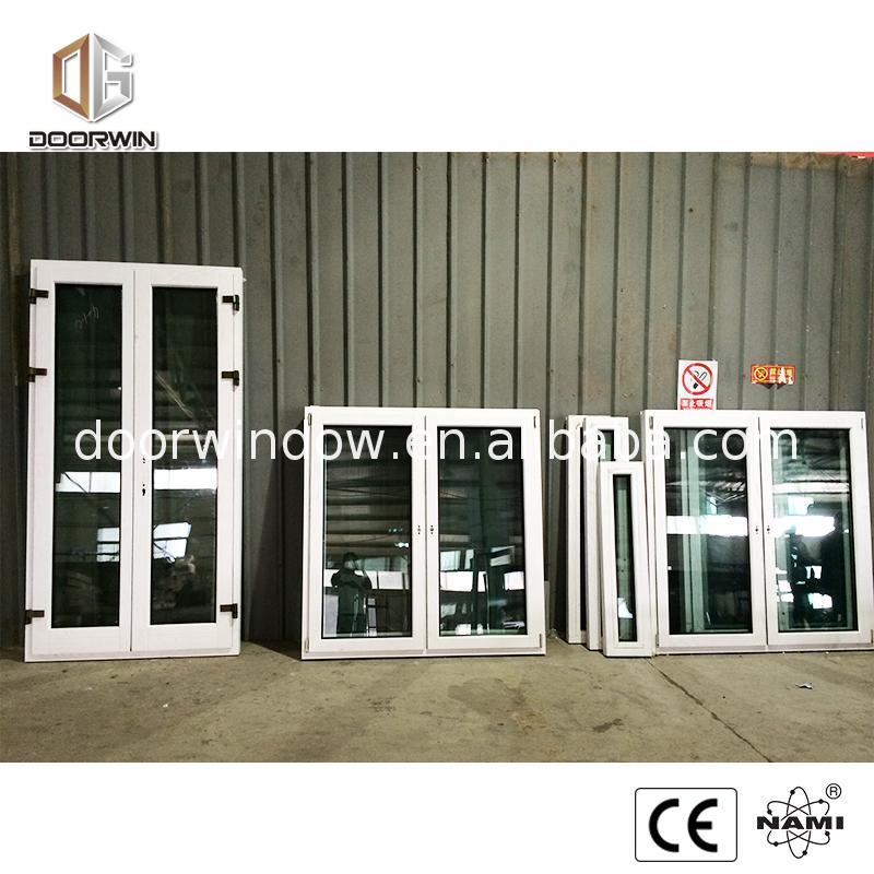 DOORWIN 2021Factory direct supply double glass wood aluminum window discount windows chinese