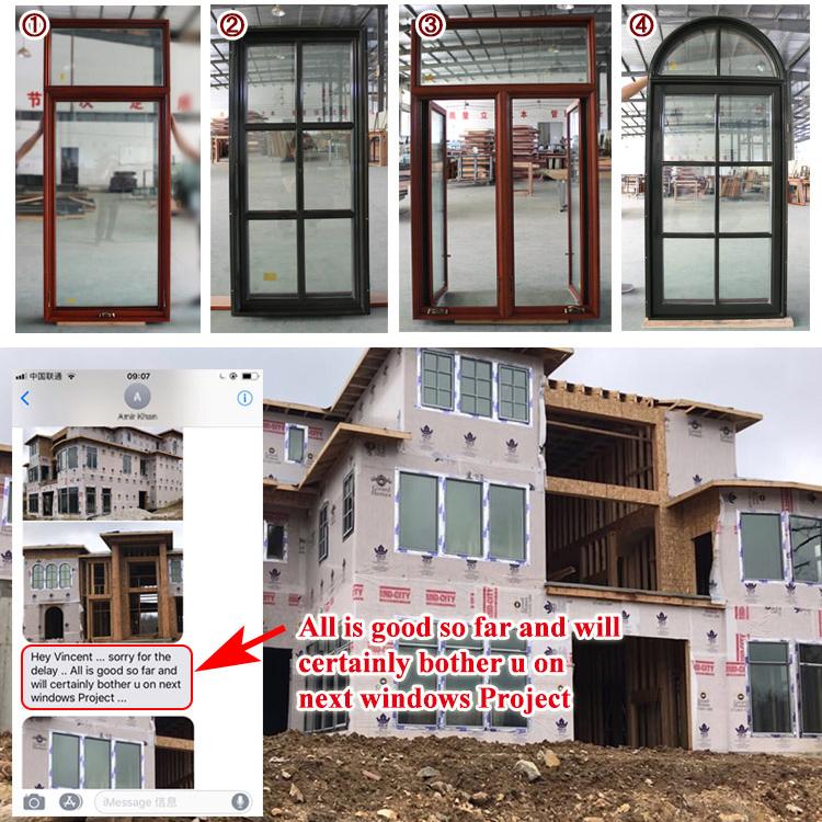 DOORWIN 2021Factory hot sale double glazed casement windows prices replacement