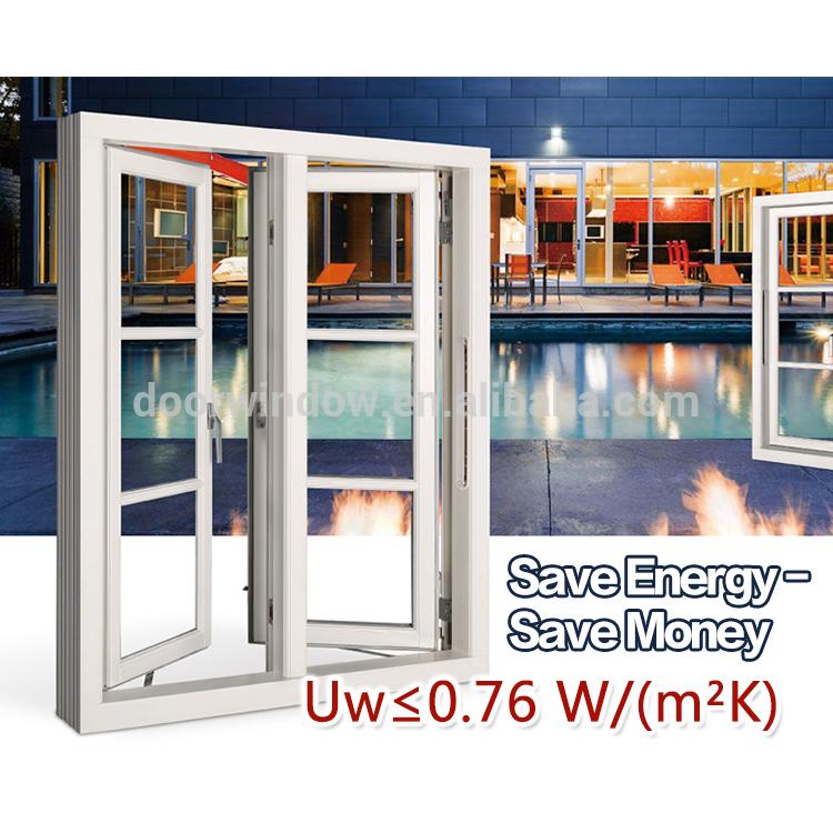DOORWIN 2021Factory hot sale hollow glass chain awning window windows high performance hung