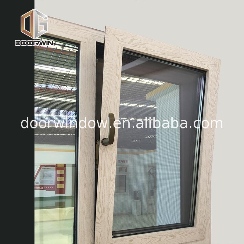 DOORWIN 2021Factory hot sale inward opening awning window interior aluminum alloy casement inswing windows