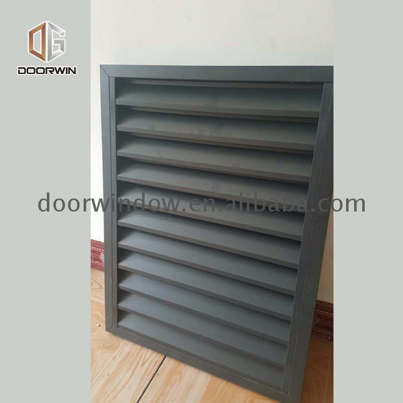 DOORWIN 2021Factory made new construction single hung windows mini blind for door window louvered awnings
