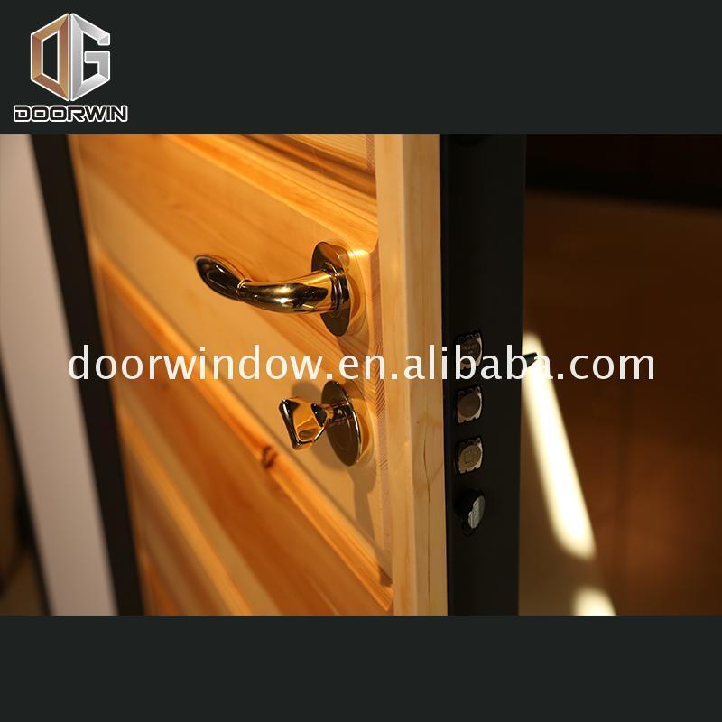 Doorwin 2021Factory made solid wood door company and frame panel french doors