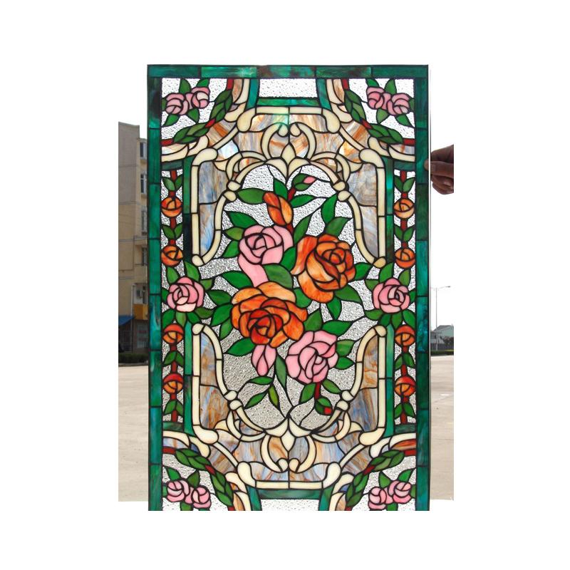 DOORWIN 2021Factory outlet tudeley church stained glass windows oak wood frame glass tilt turn window and door