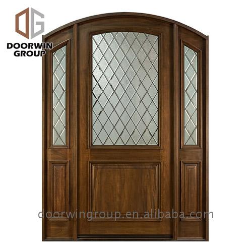 Doorwin 2021Wooden door with frame decoration glass insert wood interior door