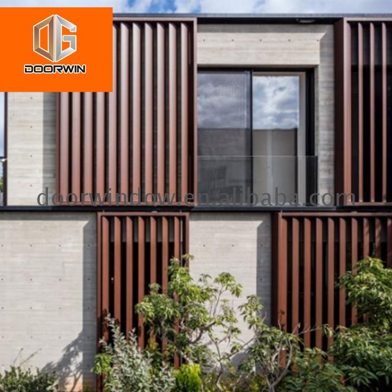 DOORWIN 2021Factory price wholesale powdered aluminium windows prehung bedroom window shutters