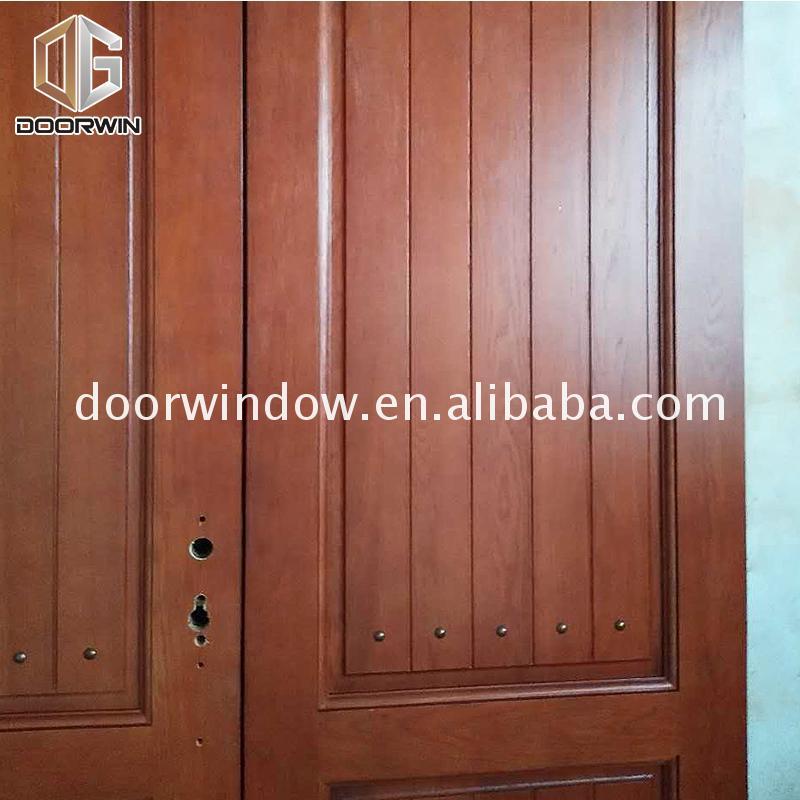 DOORWIN 2021Factory supply discount price modern wooden main door design double designs wood front