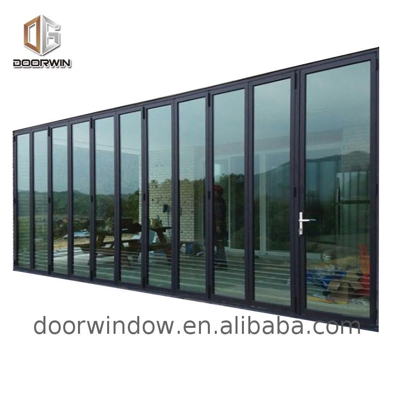 DOORWIN 2021Factory supply discount price sliding folding patio doors replacing with bifold replace