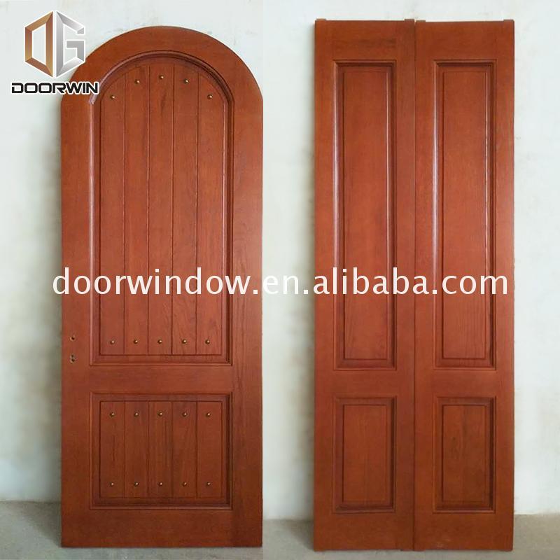 DOORWIN 2021Factory supply discount price solid oak wood front doors for sale