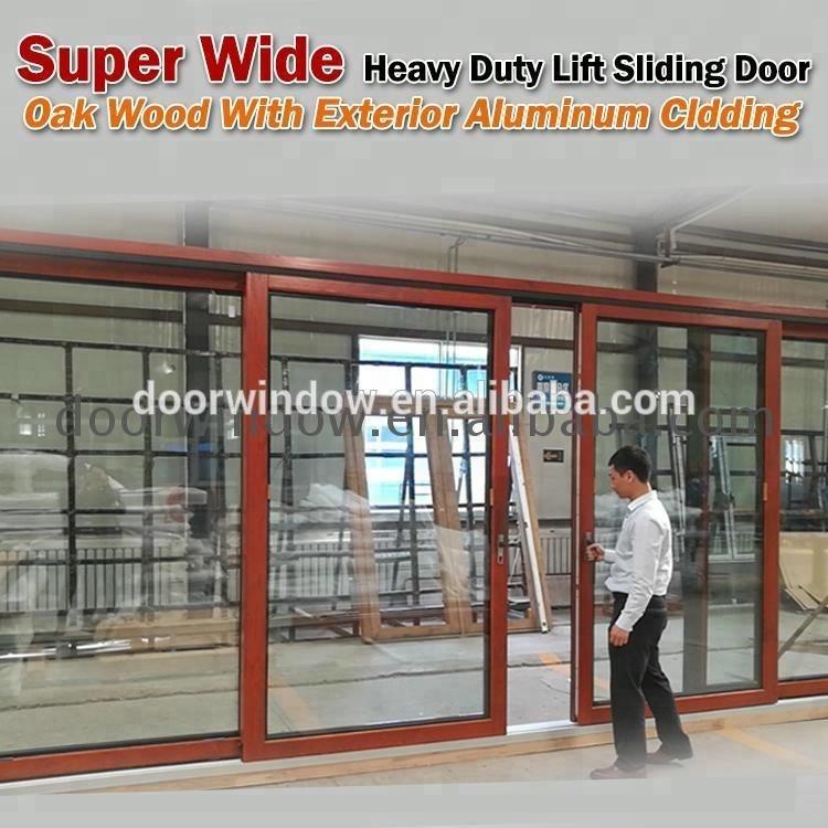 DOORWIN 2021Fancy entry prices exterior sliding door by Doorwin on Alibaba