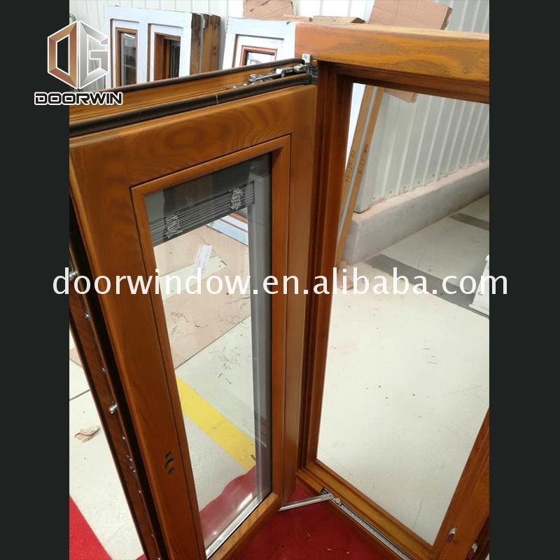 DOORWIN 2021Fashion curved double glazed windows casement vs hung window with fixed glass