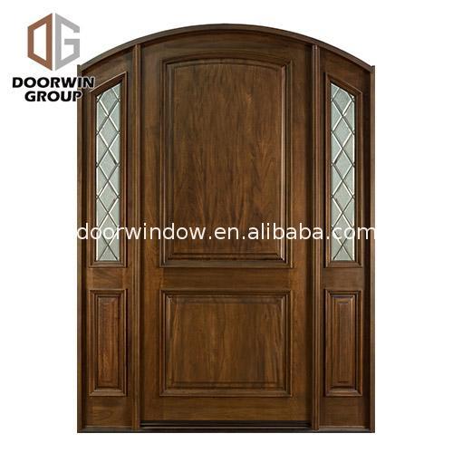 DOORWIN 2021Fashion modern stained glass door entry with sidelights inside doors frosted