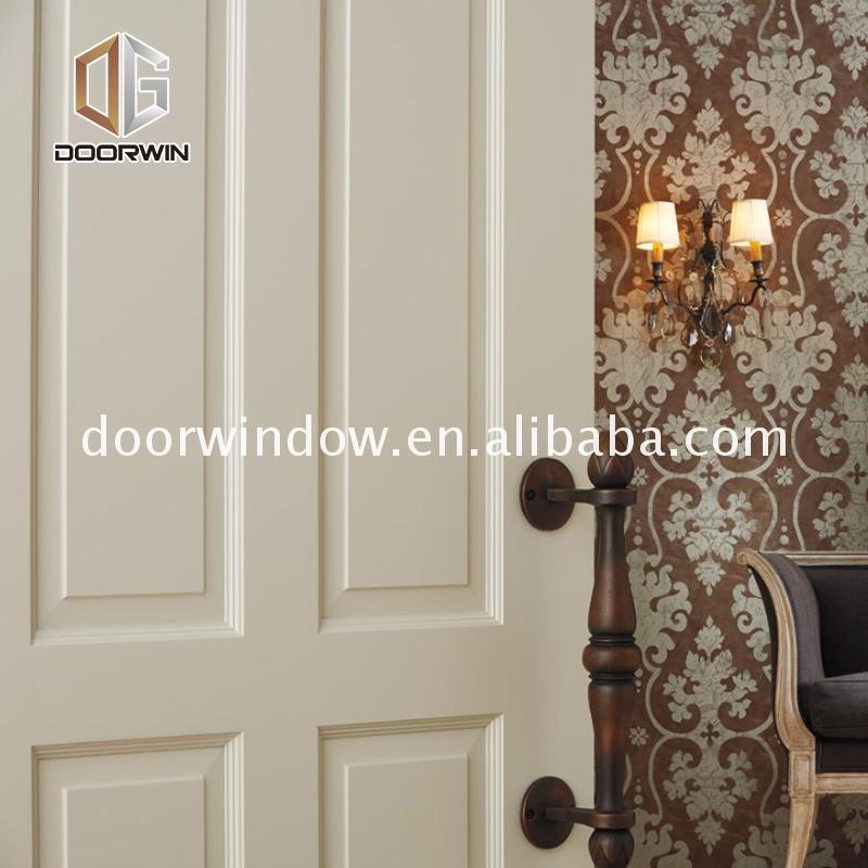 DOORWIN 2021Fashion solid mdf interior doors bedroom single panel frosted glass door