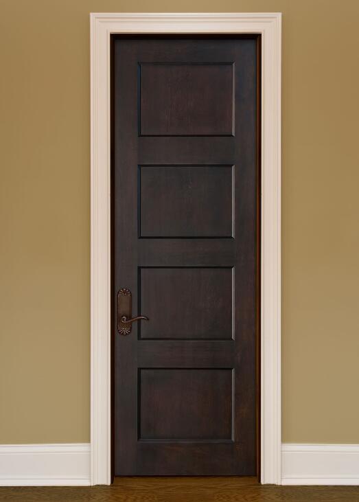 DOORWIN 2021Finished Solid Mahogany Wood Interior Door in a Custom Stainby Doorwin