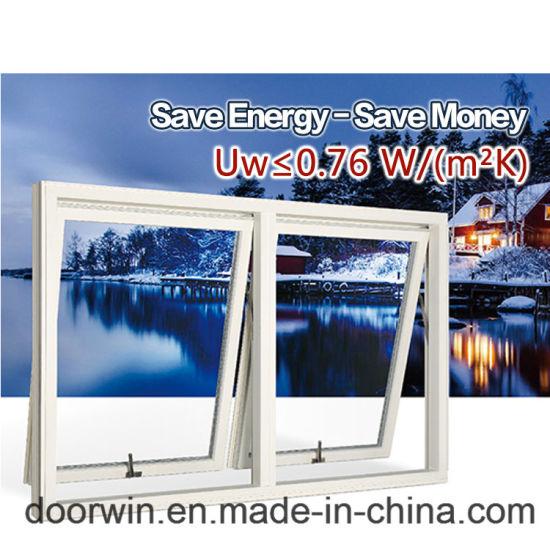 DOORWIN 2021Finished White Color Paintting Aluminum Clad Wood Window with Save Energy Glass - China Window, Glass Panel Window