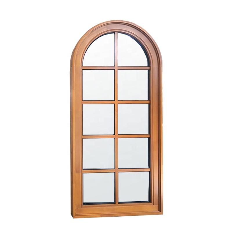 DOORWIN 2021Fixed window corner double glass wood aluminum