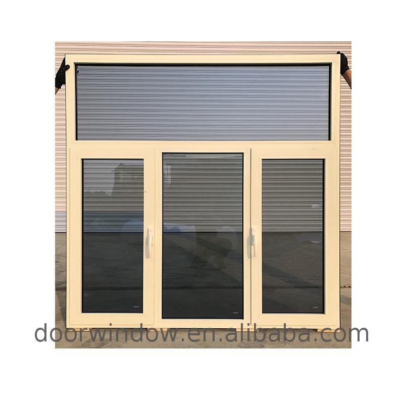 DOORWIN 2021Fixed windows egress casement window double glazing aluminum awning by Doorwin
