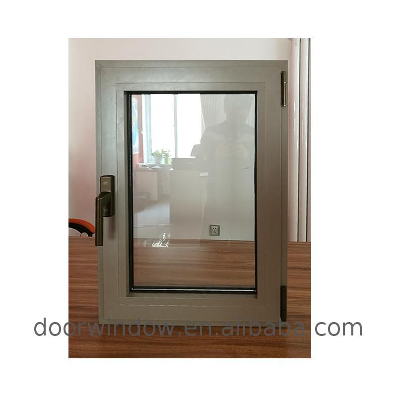 DOORWIN 2021French aluminum window fabrication of windows and doors double glazing awning by Doorwin