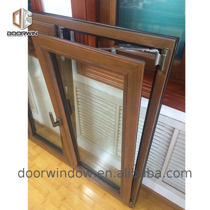 DOORWIN 2021French grill design OAK TEAK wooden window