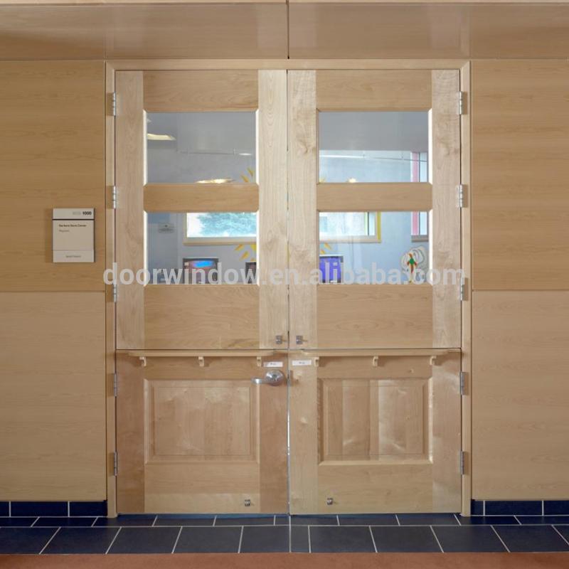 DOORWIN 2021Functional latest design wooden doors half door dutch door for entry gateby Doorwin