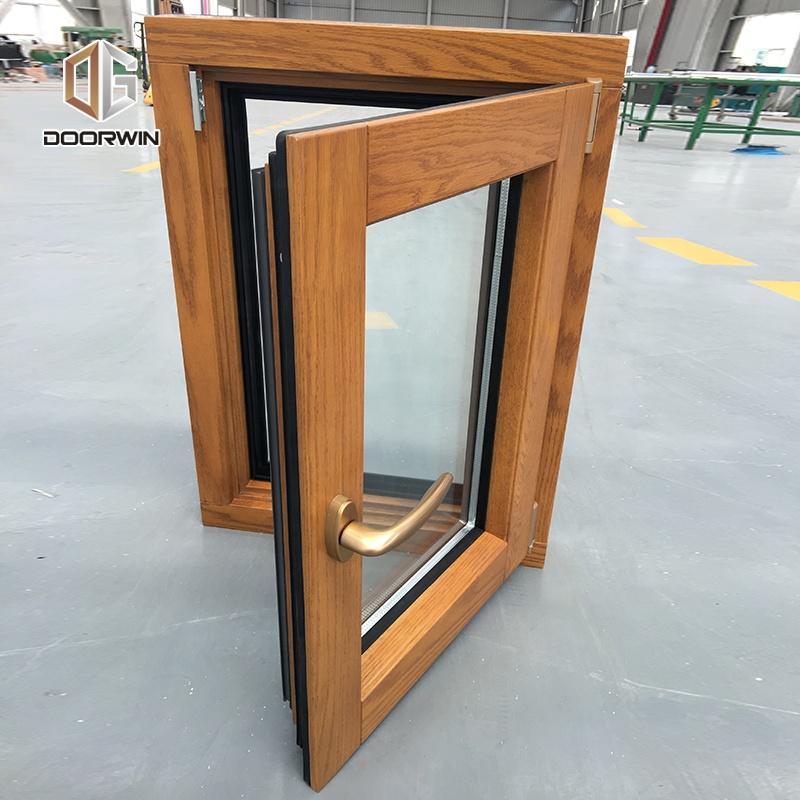 DOORWIN 2021German style OAK wood tilt turn casement windows