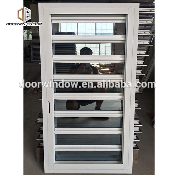 DOORWIN 2021Good Price modern louvered windows mini blind window inserts metal louvers for