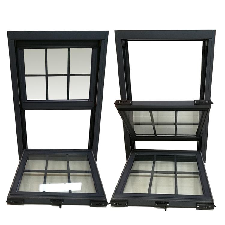 DOORWIN 2021Good Price silver aluminium windows section window retro fitting